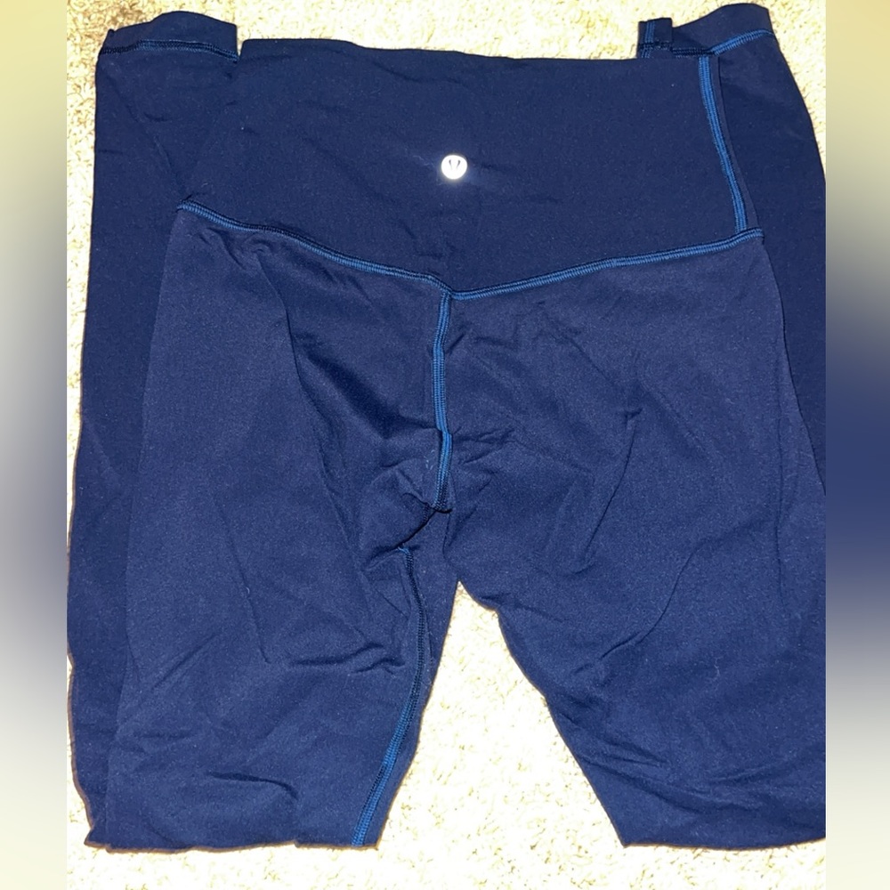 navy blue lululemon align leggings